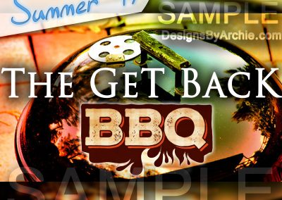 The Get Back BBQ Flyer